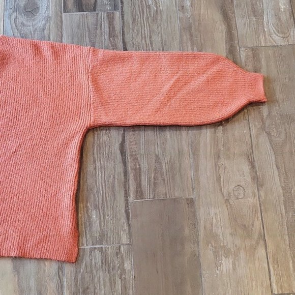 ASOS Threadbare Pumpkin Spice V-Neck Ribbed Relaxed-Fit Sweater - Picture 10 of 15